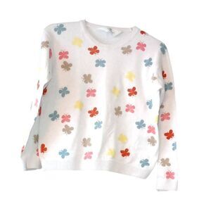 H&M girls butterfly sweater